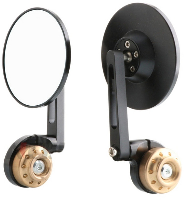 OD 트라이엄프 호환 본네빌 바버 튜닝 레트로 핸들바 사이드미러 바엔드미러, FS46D4A6-E(한쌍)