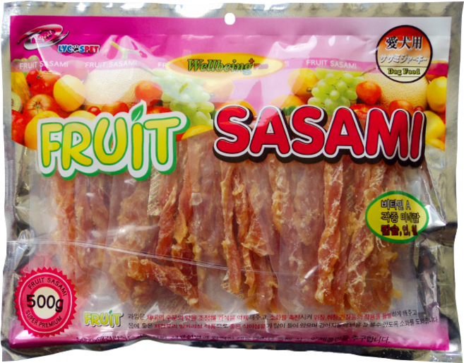 라이코스펫 과일사사미 500g, 단품, 1개