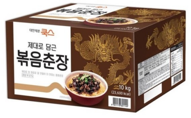 쿡스 볶음춘장 곰표 볶은춘장, 1개, 10kg