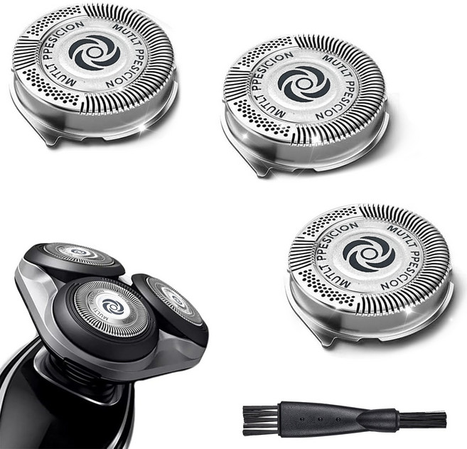 필립스 S5000 호환용 면도날 헤드 정밀 교체용 SH50 SH50/51, 실버, 1개, 51-1