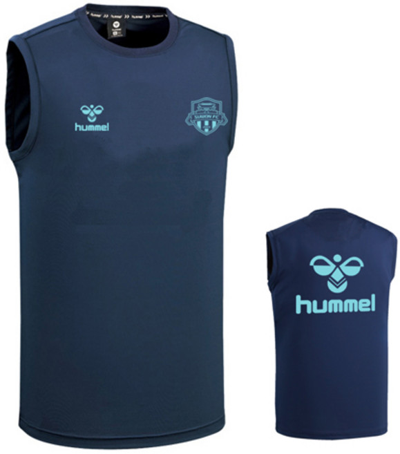 험멜 수원 FC 민트마크 민소매 HM-719-1 네이비