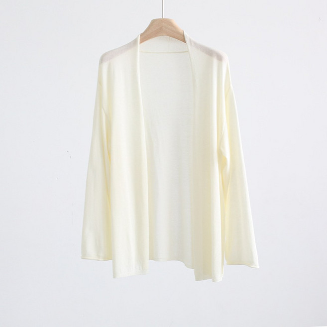 에르센 여성용 쾌적한 롱가디건 간절기 봄 가을 가디건 고급 소재 쿨론 텐셀 린넨