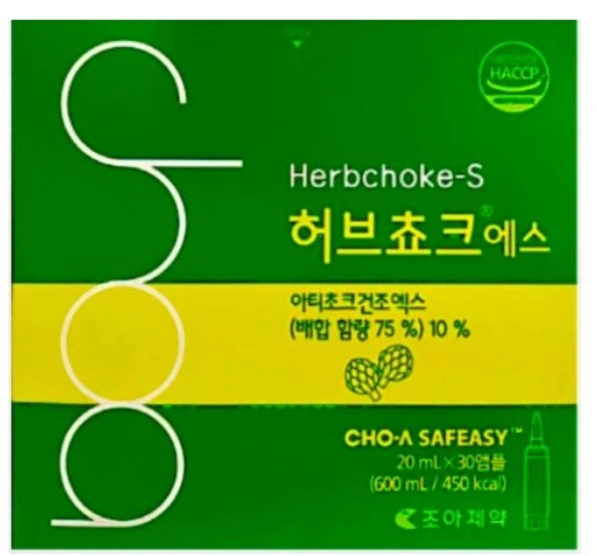 조아제약 허브쵸크에스 아티초크건조엑스 6000mg 20ml x 30앰플, 1개, 600ml