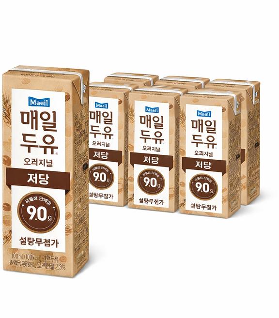 매일유업 매일두유 오리지널(식이섬유), 190ml, 7개