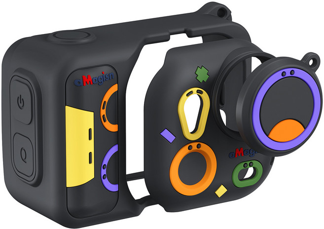 Insta360 GO Ultra 전용 컬러풀 실리콘 풀커버 케이스 세트 인스타360 고 울트라, 클래식블랙, 1개