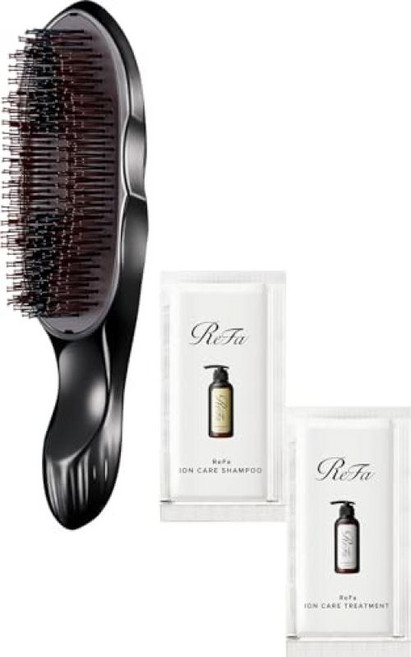 ION CARE BRUSH PREMIUM & MTG ◆신색◆[공식 스토어 한정]리파 이온 케어 브러쉬, 1개, 블랙