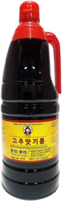 새댁표 고추맛기름 1.5L 새댁 고추기름, 1개