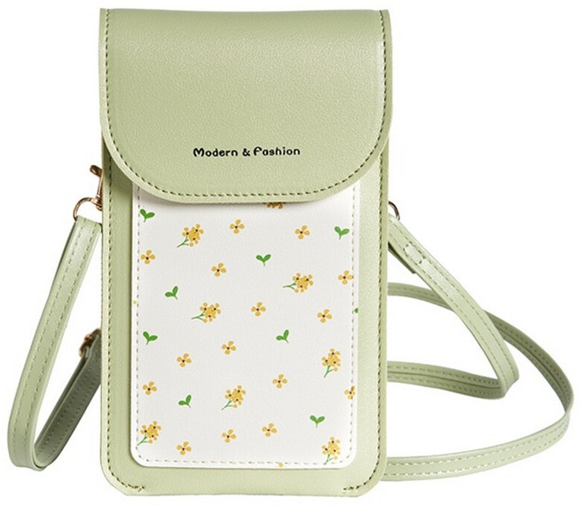 LANDYA 印花觸控手機包 輕薄斜背包 手機掛帶