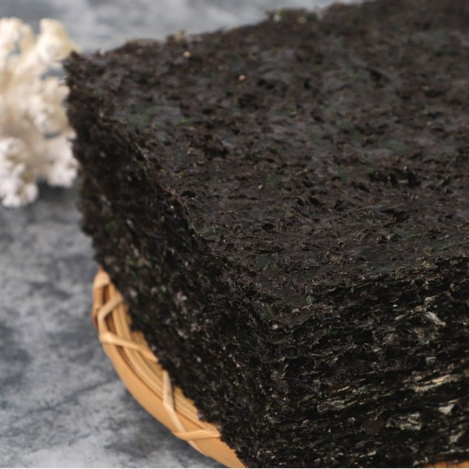 전남 장흥 지주식 무염산 곱창김 100장, 3개, 350g