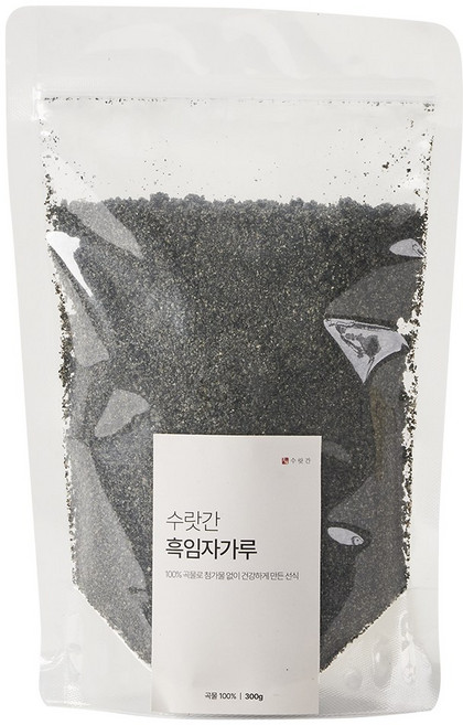 수랏간 태우지 않고 볶은 흑임자가루 검은깨가루, 1개, 1개입, 300g