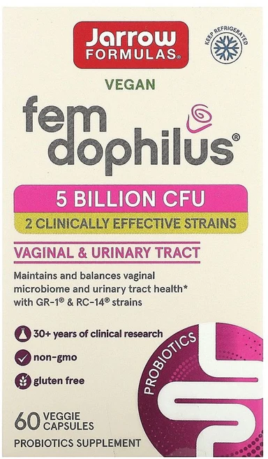 자로우 프로바이오틱스 펨 FEM 도피러스 Dophilus 50억 유산균 다이제스트, 60정, 1개 - 쿠팡