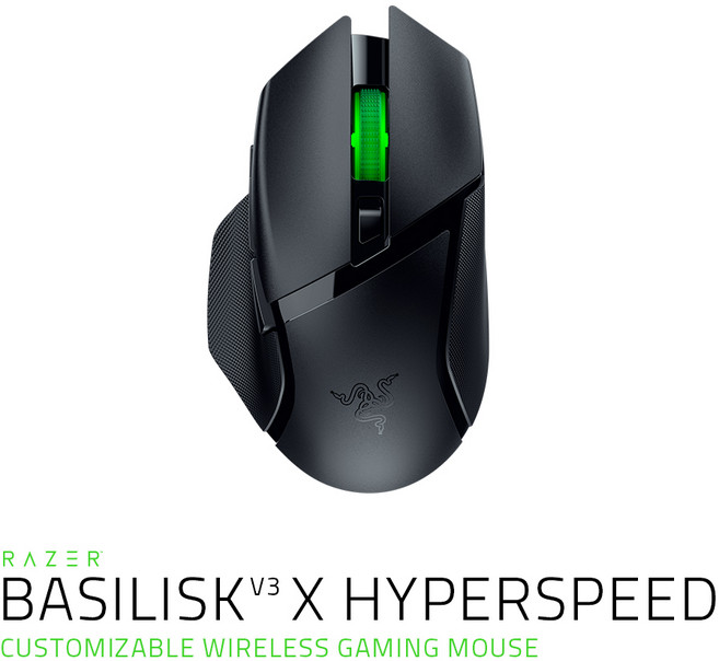 레이저코리아 Razer Basilisk V3 X HyperSpeed 바실리스크 V3 X 하이퍼스피드 무선 마우스