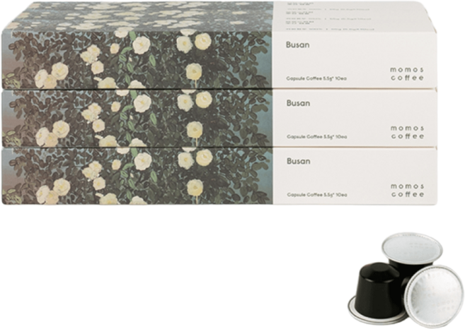 모모스커피 캡슐 부산, 1개, 90개입, 5.5g