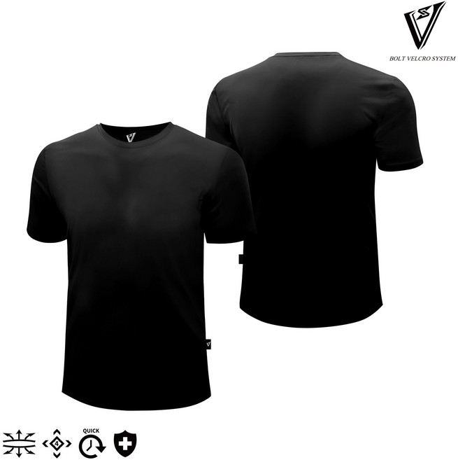SEAL 스판 티셔츠 볼트벨크로시스템 기능성 머슬핏 택티컬 학교 단체티 소방 특수부대