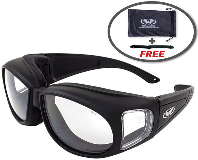 글로벌비전 아웃피터 바이크 고글 방풍 고글 GLOBAL VISION outfitter, 1개, 2.클리어