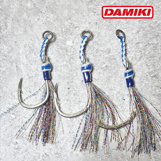 다미끼 벡스 지깅훅 부시리 방어 지깅 바늘 어필형, 1개, 9개입