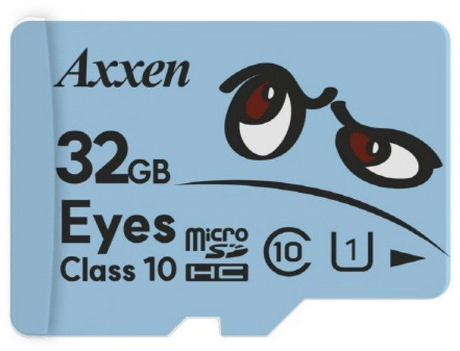 액센 아이즈 Eyes MicroSDHC MSD12 USH-1 (16GB/32GB/64GB/128GB), 1개, 32GB