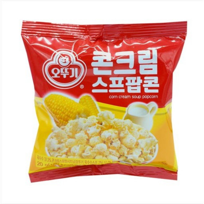 오뚜기 콘크림 스프팝콘, 20g, 10개
