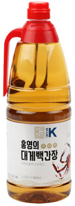 홍영의 붉은 대게 백간장 만능간장 대용량 맛간장, 1.5L, 1개