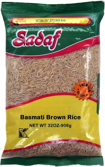 사다프 바스마티 브라운 라이스, 1개, 908g