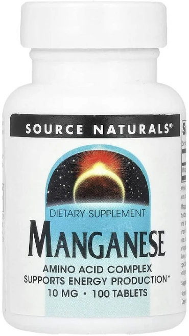 소스 내추럴 망간 10mg, 1개, 100정 - 쿠팡