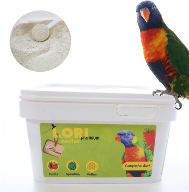 유어패럿 로리 오색청해 앵무새먹이 사료, 1개, 3kg