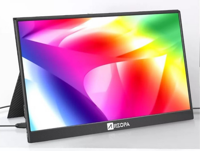ARZOPA 攜帶型螢幕 4K UHD 高畫質顯示器, 14吋 1080P 60Hz 非觸碰, 14吋, AR140-4K