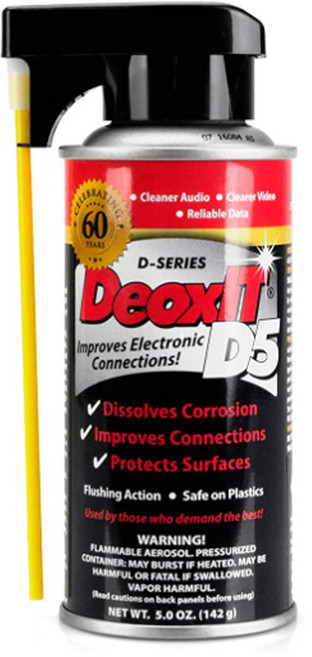 케이그 데옥시트 디옥싯 접점 세척 복원제 CAIG DEOXIT D5 142g, 1개