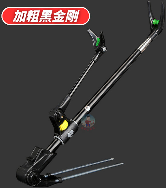 不鏽鋼 釣竿架 砲台支架, 黑色