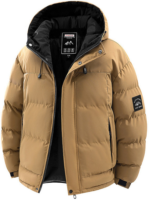 스타일닥터 남성 겨울 야상 도톰 패딩 후드 따뜻한 점퍼