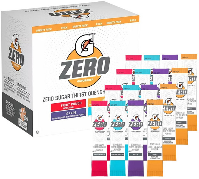 게토레이 분말 G 제로 슈가 무설탕 이온 음료 파우더 분말 40개입, 40개, 3g