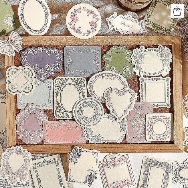 다꾸 배경지 예쁜 메모지 다이어리 꾸미기 감성 디자인 종이 30p, 로즈핑크