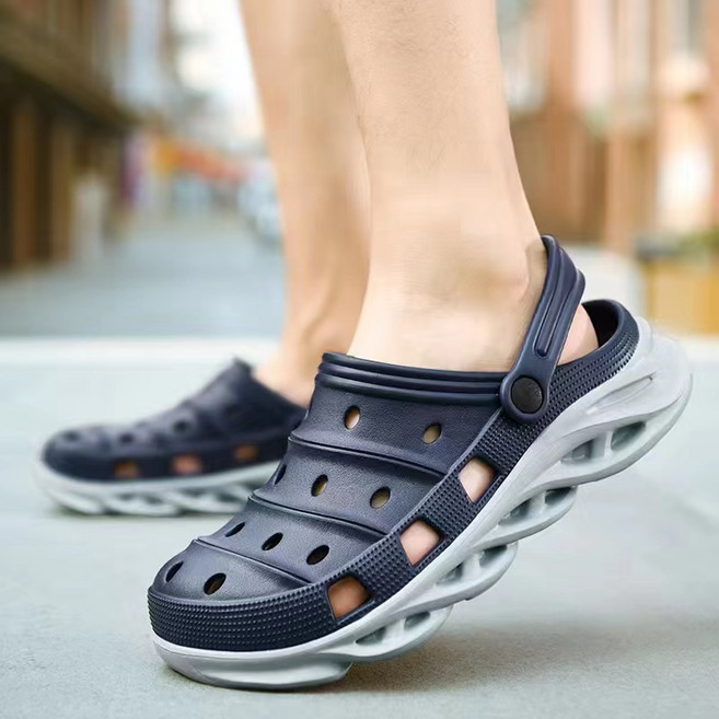 남성 실외 비치화 미끄럼 방지 샌들 여름 가방머리 슬리퍼 5가지 컬러 ECAF HTRON EHT