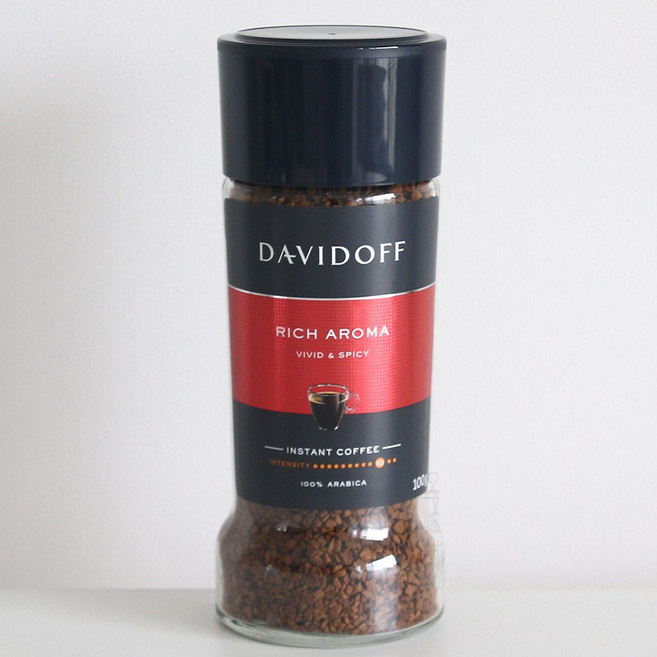 다비도프커피 100g 아라비카 리치아로마 파인아로마 에스프레소57 인스턴트커피, 1개, 1개입