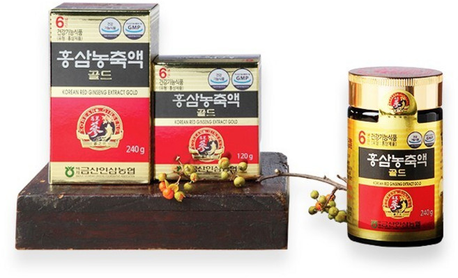 (농협) 6년근 홍삼농축액 골드 120g 삼지원 (빠른당일배송), 백제금산인삼농협6년근홍삼농축액골드120g, 1개