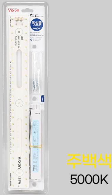 비츠온 멜리빙 LED 모듈 욕실용 PCB + 안정기 세트 418 x 47 mm 25W