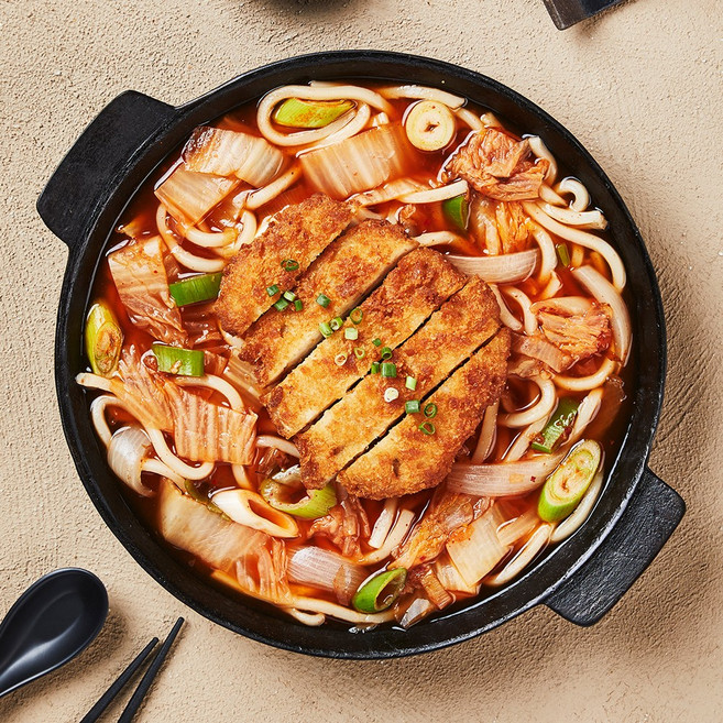 쿡솜씨 돈까스김치나베 밀키트 1인분, 410g, 1개