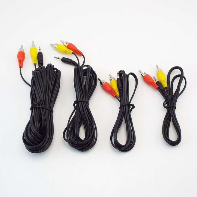 오디오 분배기2.5mm 수 플러그 잭-듀얼 2 RCA 커넥터 케이블 PC AV 휴대용 게임 플레이어 오디오 분배기 O1, 4.5M, 1개