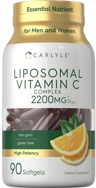 칼라일 리포좀 리포조말 비타민C 2200mg 90캡슐 LIPOSOMAL, 1개, 90정