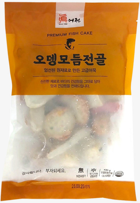 진어전)오뎅모듬전골(가마보꼬)430g, 1개, 430g