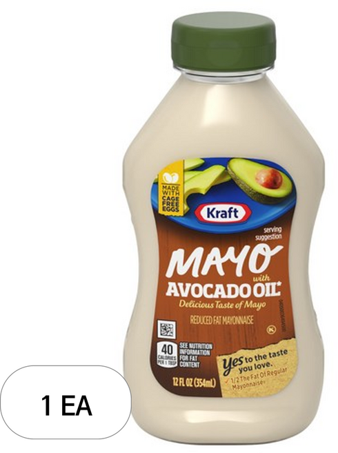 크래프트 아보카도 오일 마요네즈, 1개, 354ml
