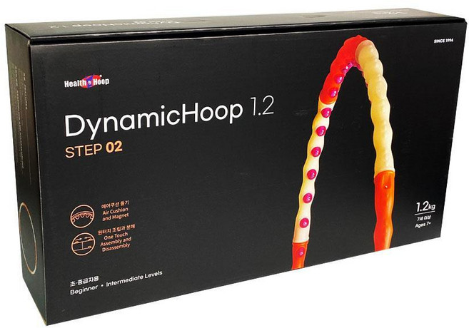 다이나믹후프 1.2kg 자석2 지압 자석 훌라후프 국산 STEP2, 1개