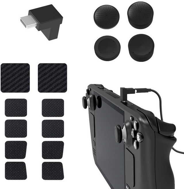 스팀덱 OLED 스틱커버 터치패드 필름 커넥터 단자 액세서리 세트, 1개, 단품