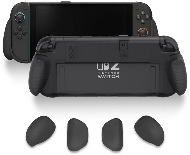 닌텐도 스위치2 케이스 스컬앤코 네오 그립케이스, 블랙, 1개, 스컬앤코 스위치2 네오 그립케이스
