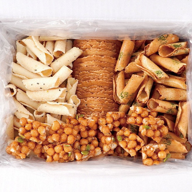 추억의 옛날과자 전병세트 1kg 센베이, 1박스
