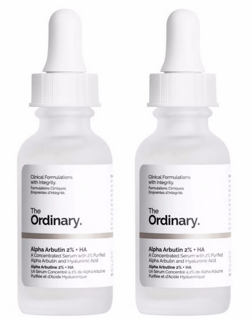 The Ordinary Alpha Arbutin 2% HA Serum 有效提亮膚色 深層補水, 30ml, 2件
