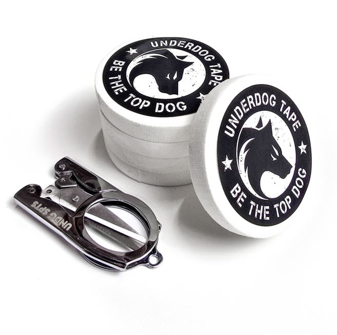 언더독스포츠 손가락 테이프 5개 + 접이식 가위 1개 세트, 1세트