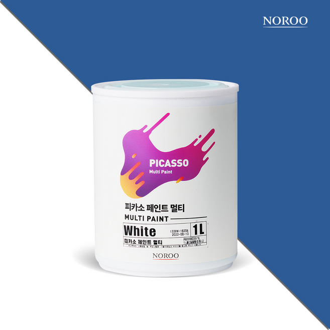 노루페인트 피카소 페인트 멀티 1L, 블루클래식 SP4220, 1개