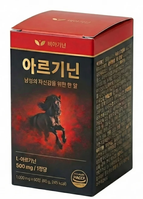 [비아기닌 정품] 남성 활력제 남성 기능 개선 전립선 강화 1위 국내제조, 1개, 60정 - 쿠팡