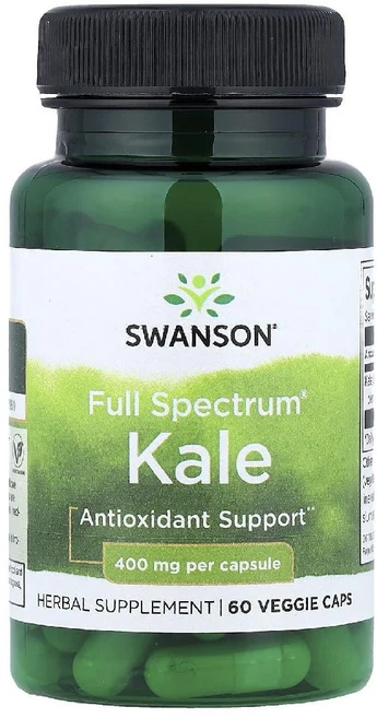 스완슨 풀 스펙트럼 케일 400mg 베지 캡슐 60정, 1개 - 쿠팡